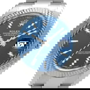 ROLEX Datejust 41 126334 Automatic Men's Watch Blue Dial White Gold Bezel: ROLEX Datejust 41 126334 Automatic Men's Watch Blue Dial White Gold Bezel The ROLEX Datejust 41 (Model 126334) is a distinguished wristwatch that exemplifies Rolex's commitment to excellence since