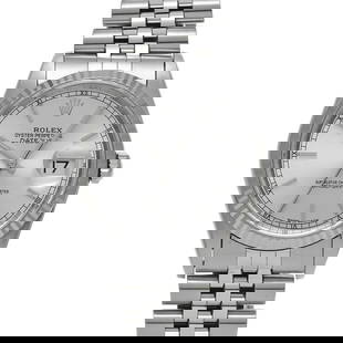 ROLEX Datejust 16234 Men's Watch Automatic Silver Dial 1995: ROLEX Datejust 16234 Men's Watch Automatic Silver Dial 1995 Discover the ROLEX Datejust 16234, a remarkable men's wristwatch manufactured around 1995. This iconic model features a stunning silver
