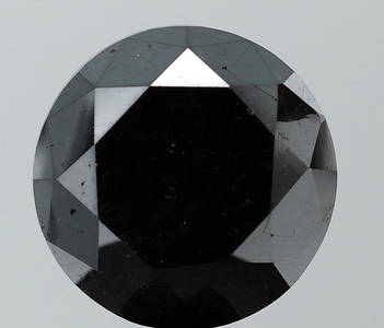 Loose Diamond - ROUND 11.05ct Fancy Black VS2