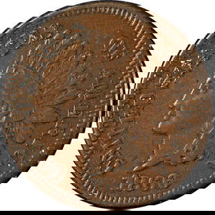1866 Indian Cent Copper Choice VF/XF with Superb Eye Appeal: 1866 Indian Cent Copper Choice VF/XF with Superb Eye Appeal This 1866 Indian Cent boasts a Choice VF/XF grade, showcasing superb eye appeal and a nice strike. It is made of copper and has been