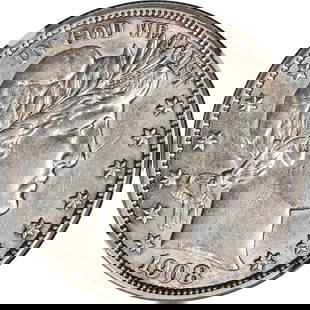 1908-S Barber Half Dollar NGC AU Details Silver Coin: 1908-S Barber Half Dollar NGC AU Details Silver Coin This 1908-S Barber Half Dollar is a certified coin graded AU Details by NGC, showcasing decent eye appeal and a nice strike. Minted in San Francisc