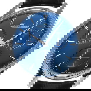 JAEGER-LECOULTRE Master Ultra Slim Q1378480 Men's Automatic Watch Blue Dial: JAEGER-LECOULTRE Master Ultra Slim Q1378480 Men's Automatic Watch Blue Dial Discover the elegance of the JAEGER-LECOULTRE Master Ultra Slim Reserve de Marche Q1378480, a sophisticated men's wristwatch