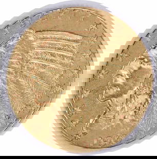 1909-D $5 Gold Indian Coin by Bela Lyon Pratt XF Uncertified: 1909-D $5 Gold Indian Coin by Bela Lyon Pratt XF Uncertified This 1909-D $5 Gold Indian coin features a stunning design by Bela Lyon Pratt, showcasing the unique artistry of the era. The coin is
