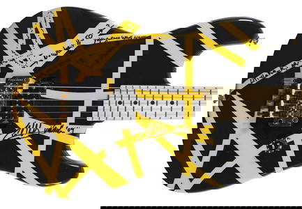 Eddie Van Halen Signed 2004 Charvel Bumblebee Stage-Used Guitar