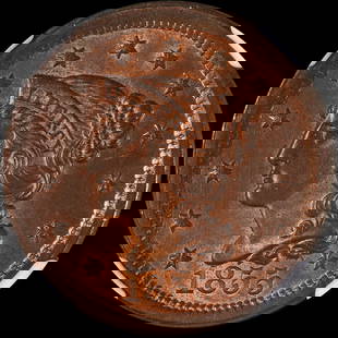 1855 Large Cent NGC MS66 RB Uncirculated Copper Coin Strong Strike: 1855 Large Cent NGC MS66 RB Uncirculated Copper Coin Strong Strike This stunning 1855 Large Cent features superb eye appeal with a strong strike. Graded MS66 RB by NGC, this uncirculated coin showcase