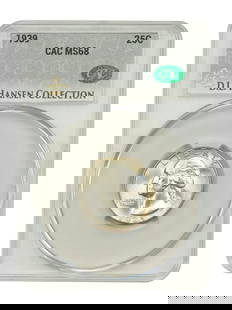 1939 Washington Quarter MS68 CACG Certified Uncirculated Ultra-Gem: 1939 Washington Quarter MS68 CACG Certified Uncirculated Ultra-Gem This 1939 Washington Quarter, graded MS68 by CACG (Certification Number: 934453319), is a remarkable uncirculated example from the