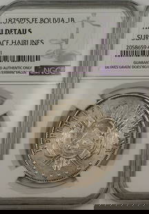 1875 Bolivia 1B Boliviano Silver Coin NGC AU Details: 1875 Bolivia 1B Boliviano Silver Coin NGC AU Details This 1875-PTS FE Bolivia 1B Boliviano Silver Coin is a remarkable piece of numismatic history. Certified by NGC with an AU Details grade, this coin