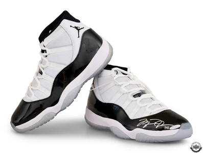 Michael Jordan Autographed Nike Air Jordan 11 Retro Concord 2018 Upper Deck Authenticated