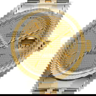 ROLEX Datejust 16233 Men's Watch Sapphire Crystal Yellow Gold Bezel: ROLEX Datejust 16233 Men's Watch Sapphire Crystal Yellow Gold Bezel Discover the timeless elegance of the ROLEX Datejust 16233, a distinguished men's wristwatch manufactured around 1992. Renowned as
