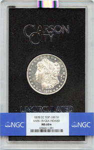 1878-CC Morgan Dollar VAM-18 GSA Hoard NGC MS60 Uncirculated