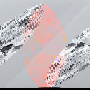 Loose Diamond - MARQUISE 15.02ct Fancy Pink VS2: Loose Diamond - MARQUISE 15.02ct Fancy Pink VS2 Source: This is a real non-mined Diamond that has been grown in a lab Shape: MARQUISE Carats: 15.02 Color: Fancy Pink Certification: IGI Video: Video