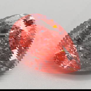 Loose Diamond - PEAR 2.02ct Fancy Vivid Pink VS1: Loose Diamond - PEAR 2.02ct Fancy Vivid Pink VS1 Source: This is a real non-mined Diamond that has been grown in a lab Shape: PEAR Carats: 2.02 Color: Fancy Vivid Pink Certification: IGI Video: