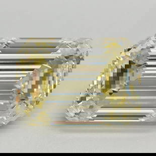 Loose Diamond - EMERALD 2.07ct Fancy Yellow VS1: Loose Diamond - EMERALD 2.07ct Fancy Yellow VS1 Source: This is a real non-mined Diamond that has been grown in a lab Shape: EMERALD Carats: 2.07 Color: Fancy Yellow Certification: IGI Video: Video