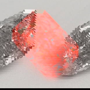 Loose Diamond - RADIANT 0.72ct Fancy Vivid Pink VS1: Loose Diamond - RADIANT 0.72ct Fancy Vivid Pink VS1 Source: This is a real non-mined Diamond that has been grown in a lab Shape: RADIANT Carats: 0.72 Color: Fancy Vivid Pink Certification: IGI
