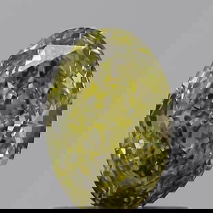 Loose Diamond - OVAL 0.71ct Fancy Gray Yellow VS1: Loose Diamond - OVAL 0.71ct Fancy Gray Yellow VS1 Source: This is a real non-mined Diamond that has been grown in a lab Shape: OVAL Carats: 0.71 Color: Fancy Gray Yellow Certification: IGI Video: