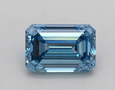 Loose Diamond - EMERALD 0.79ct Fancy Blue VS1: Loose Diamond - EMERALD 0.79ct Fancy Blue VS1 Source: This is a real non-mined Diamond that has been grown in a lab Shape: EMERALD Carats: 0.79 Color: Fancy Blue Certification: IGI Video: Video Link