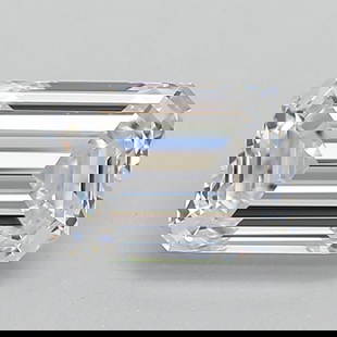 Loose Diamond - EMERALD 1.01ct D VVS2: Loose Diamond - EMERALD 1.01ct D VVS2 Source: This is a real non-mined Diamond that has been grown in a lab Shape: EMERALD Carats: 1.01 Color: D Clarity: VVS2 Certification: IGI Video: Video Link 
