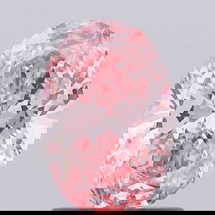 Loose Diamond - OVAL 1.07ct Fancy Vivid Pink VS1: Loose Diamond - OVAL 1.07ct Fancy Vivid Pink VS1 Source: This is a real non-mined Diamond that has been grown in a lab Shape: OVAL Carats: 1.07 Color: Fancy Vivid Pink Certification: IGI Video: