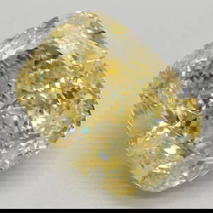 Loose Diamond - CUSHION MODIFIED 2.79ct Fancy Vivid Yellow VS2: Loose Diamond - CUSHION MODIFIED 2.79ct Fancy Vivid Yellow VS2 Source: This is a real non-mined Diamond that has been grown in a lab Shape: CUSHION MODIFIED Carats: 2.79 Color: Fancy Vivid Yellow
