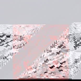 Loose Diamond - PRINCESS 1.04ct Fancy Intense Pink VVS2: Loose Diamond - PRINCESS 1.04ct Fancy Intense Pink VVS2 Source: This is a real non-mined Diamond that has been grown in a lab Shape: PRINCESS Carats: 1.04 Color: Fancy Intense Pink Certification: