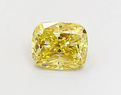Loose Diamond - CUSHION MODIFIED 2.01ct Fancy Intense Yellow SI1: Loose Diamond - CUSHION MODIFIED 2.01ct Fancy Intense Yellow SI1 Source: This is a real non-mined Diamond that has been grown in a lab Shape: CUSHION MODIFIED Carats: 2.01 Color: Fancy Intense