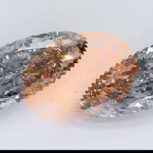 Loose Diamond - OVAL 7.42ct Fancy Brown VVS2: Loose Diamond - OVAL 7.42ct Fancy Brown VVS2 Source: This is a real non-mined Diamond that has been grown in a lab Shape: OVAL Carats: 7.42 Color: Fancy Brown Certification: IGI Video: Video Link 