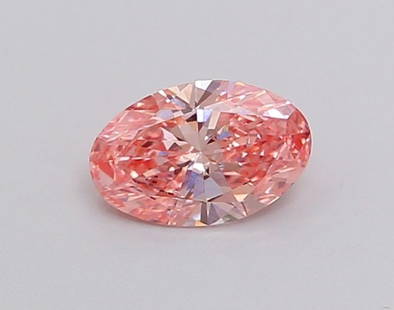 Loose Diamond - OVAL 0.48ct Fancy Vivid Pink SI1: Loose Diamond - OVAL 0.48ct Fancy Vivid Pink SI1 Source: This is a real non-mined Diamond that has been grown in a lab Shape: OVAL Carats: 0.48 Color: Fancy Vivid Pink Certification: IGI Video: