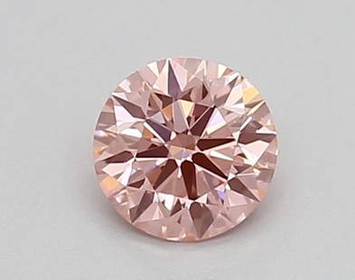 Ideal Loose Diamond - ROUND 0.39ct Fancy Vivid Pink VVS2: Ideal Loose Diamond - ROUND 0.39ct Fancy Vivid Pink VVS2 Source: This is a real non-mined Diamond that has been grown in a lab Shape: ROUND Carats: 0.39 Color: Fancy Vivid Pink Certification: IGI