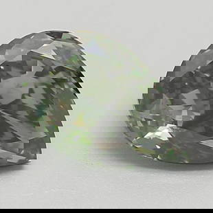 Loose Diamond - PEAR 0.51ct Fancy Vivid Green VS1: Loose Diamond - PEAR 0.51ct Fancy Vivid Green VS1 Source: This is a real non-mined Diamond that has been grown in a lab Shape: PEAR Carats: 0.51 Color: Fancy Vivid Green Certification: IGI Video: