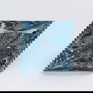 Loose Diamond - PRINCESS 1.55ct Fancy Deep Blue SI2: Loose Diamond - PRINCESS 1.55ct Fancy Deep Blue SI2 Source: This is a real non-mined Diamond that has been grown in a lab Shape: PRINCESS Carats: 1.55 Color: Fancy Deep Blue Certification: IGI