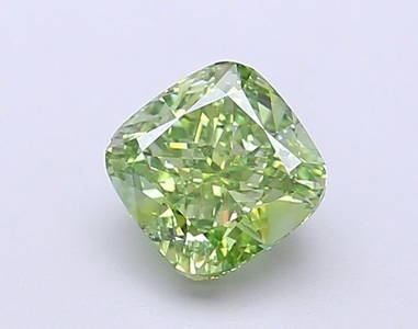 Loose Diamond - CUSHION MODIFIED 1.15ct Fancy Vivid Green VS2