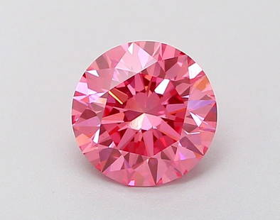 Loose Diamond - ROUND 1.07ct Fancy Vivid Pink VS2: Loose Diamond - ROUND 1.07ct Fancy Vivid Pink VS2 Source: This is a real non-mined Diamond that has been grown in a lab Shape: ROUND Carats: 1.07 Color: Fancy Vivid Pink Certification: IGI Video: