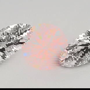 Ideal Loose Diamond - ROUND 0.39ct Fancy Vivid Pink VVS2: Ideal Loose Diamond - ROUND 0.39ct Fancy Vivid Pink VVS2 Source: This is a real non-mined Diamond that has been grown in a lab Shape: ROUND Carats: 0.39 Color: Fancy Vivid Pink Certification: IGI