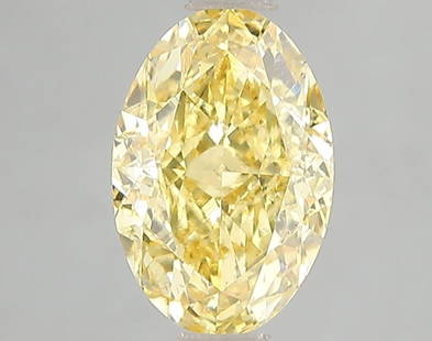 Loose Diamond - OVAL 2.01ct Fancy Vivid Yellow VS2: Loose Diamond - OVAL 2.01ct Fancy Vivid Yellow VS2 Source: This is a real non-mined Diamond that has been grown in a lab Shape: OVAL Carats: 2.01 Color: Fancy Vivid Yellow Certification: IGI Video: