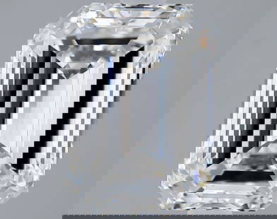 Loose Diamond - EMERALD 3.09ct F VVS2: Loose Diamond - EMERALD 3.09ct F VVS2 Source: This is a real non-mined Diamond that has been grown in a lab Shape: EMERALD Carats: 3.09 Color: F Clarity: VVS2 Certification: IGI Video: Video Link 