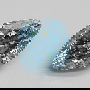 Loose Diamond - CUSHION MODIFIED 0.94ct Fancy Vivid Blue VS1: Loose Diamond - CUSHION MODIFIED 0.94ct Fancy Vivid Blue VS1 Source: This is a real non-mined Diamond that has been grown in a lab Shape: CUSHION MODIFIED Carats: 0.94 Color: Fancy Vivid Blue