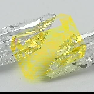 Loose Diamond - RADIANT 1.08ct Fancy Vivid Yellow VS2: Loose Diamond - RADIANT 1.08ct Fancy Vivid Yellow VS2 Source: This is a real non-mined Diamond that has been grown in a lab Shape: RADIANT Carats: 1.08 Color: Fancy Vivid Yellow Certification: IGI