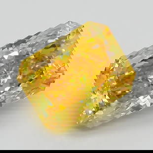 Loose Diamond - RADIANT 2.7ct Fancy Vivid Yellow VVS2: Loose Diamond - RADIANT 2.7ct Fancy Vivid Yellow VVS2 Source: This is a real non-mined Diamond that has been grown in a lab Shape: RADIANT Carats: 2.7 Color: Fancy Vivid Yellow Certification: IGI