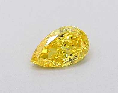 Loose Diamond - PEAR 0.39ct Fancy Vivid Yellow VVS1: Loose Diamond - PEAR 0.39ct Fancy Vivid Yellow VVS1 Source: This is a real non-mined Diamond that has been grown in a lab Shape: PEAR Carats: 0.39 Color: Fancy Vivid Yellow Certification: IGI Video: