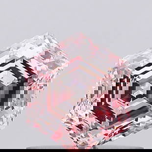 Loose Diamond - HEXAGONAL 0.73ct Fancy Intense Pink SI1: Loose Diamond - HEXAGONAL 0.73ct Fancy Intense Pink SI1 Source: This is a real non-mined Diamond that has been grown in a lab Shape: HEXAGONAL Carats: 0.73 Color: Fancy Intense Pink Certification:
