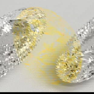 Loose Diamond - OVAL 2.55ct Fancy Intense Yellow VVS2: Loose Diamond - OVAL 2.55ct Fancy Intense Yellow VVS2 Source: This is a real non-mined Diamond that has been grown in a lab Shape: OVAL Carats: 2.55 Color: Fancy Intense Yellow Certification: IGI
