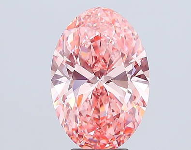 Loose Diamond - OVAL 6.02ct Fancy Vivid Pink VS1: Loose Diamond - OVAL 6.02ct Fancy Vivid Pink VS1 Source: This is a real non-mined Diamond that has been grown in a lab Shape: OVAL Carats: 6.02 Color: Fancy Vivid Pink Certification: IGI Video: