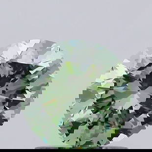 Loose Diamond - ROUND 1.29ct Fancy Vivid Green VS2: Loose Diamond - ROUND 1.29ct Fancy Vivid Green VS2 Source: This is a real non-mined Diamond that has been grown in a lab Shape: ROUND Carats: 1.29 Color: Fancy Vivid Green Certification: IGI Video: