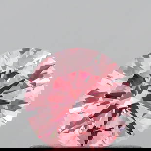 Loose Diamond - ROUND 0.5ct Fancy Vivid Pink VVS2: Loose Diamond - ROUND 0.5ct Fancy Vivid Pink VVS2 Source: This is a real non-mined Diamond that has been grown in a lab Shape: ROUND Carats: 0.5 Color: Fancy Vivid Pink Certification: IGI Video: