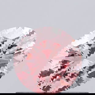 Loose Diamond - ROUND 0.45ct Fancy Vivid Pink VS2: Loose Diamond - ROUND 0.45ct Fancy Vivid Pink VS2 Source: This is a real non-mined Diamond that has been grown in a lab Shape: ROUND Carats: 0.45 Color: Fancy Vivid Pink Certification: IGI Video: