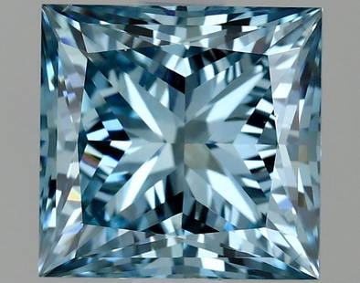 Loose Diamond - PRINCESS 1.81ct Fancy Vivid Blue VS2: Loose Diamond - PRINCESS 1.81ct Fancy Vivid Blue VS2 Source: This is a real non-mined Diamond that has been grown in a lab Shape: PRINCESS Carats: 1.81 Color: Fancy Vivid Blue Certification: IGI