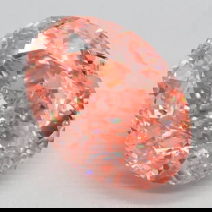 Loose Diamond - OVAL 3.28ct Fancy Vivid Pink VS1: Loose Diamond - OVAL 3.28ct Fancy Vivid Pink VS1 Source: This is a real non-mined Diamond that has been grown in a lab Shape: OVAL Carats: 3.28 Color: Fancy Vivid Pink Certification: IGI Video: