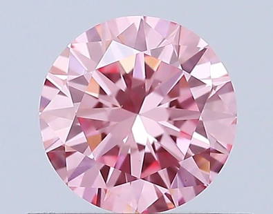 Loose Diamond - ROUND 0.51ct Fancy Vivid Pink VVS2: Loose Diamond - ROUND 0.51ct Fancy Vivid Pink VVS2 Source: This is a real non-mined Diamond that has been grown in a lab Shape: ROUND Carats: 0.51 Color: Fancy Vivid Pink Certification: IGI Video: