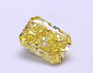 Loose Diamond - RADIANT 1.15ct Fancy Vivid Yellow VS1: Loose Diamond - RADIANT 1.15ct Fancy Vivid Yellow VS1 Source: This is a real non-mined Diamond that has been grown in a lab Shape: RADIANT Carats: 1.15 Color: Fancy Vivid Yellow Certification: IGI