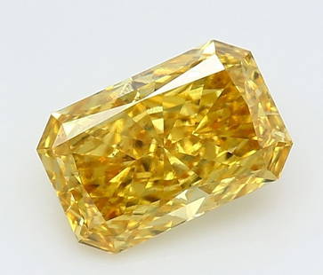 Loose Diamond - RADIANT 2.51ct Fancy Vivid Yellow SI1: Loose Diamond - RADIANT 2.51ct Fancy Vivid Yellow SI1 Source: This is a real non-mined Diamond that has been grown in a lab Shape: RADIANT Carats: 2.51 Color: Fancy Vivid Yellow Certification: IGI